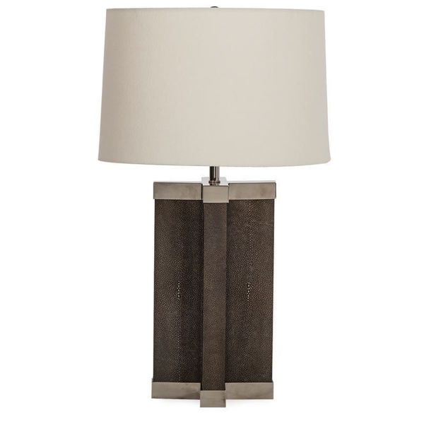 Picture of Dark Wooden Lamp